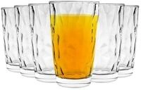 Bormioli Rocco Cocktailglas Bormioli Rocco Diamond Longdrinkglas 470 ml6er Set, Glas