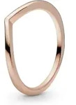 Pandora Fingerring Pandora Polierter Wishbone-Ring 186314 Damenring 50