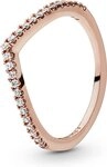 Pandora Fingerring Pandora Funkelnder Wishbone Ring 186316CZ Damenring