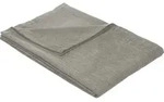 &Uuml;berwurf Sessel- u. Sofa&uuml;berwurf, Erwin M&uuml;ller, Chenille-Jacquard Uni grau|schwarz