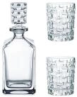 Nachtmann Glas Bossa Nova Whisky-Set 3tlg., 3-tlg., Kristallglas
