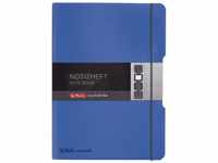 Herlitz Herlitz Notizheft my.book flex A4 PP 2x 40Bl. kar/lin blau Batterie