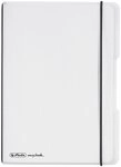 Herlitz Notizbuch Notizheft flex - A5, PP, 40 Blatt, kariert, transparent