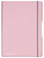 HAMELIN PAPERBRANDS Notizheft herlitz Notizheft Flex kariert pastell rose DIN A4