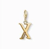THOMAS SABO Charm-Einh&auml;nger 1630-414-39 Charm-Anh&auml;nger Buchstabe X Gold