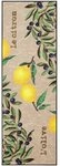 wash+dry by Kleen-Tex K&uuml;chenl&auml;ufer Le Citron, rechteckig, H&ouml;he: 7 mm, Teppich,