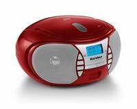 Karcher RR 5025-R Boombox (UKW (FM), tragbarer CD-Player mit UKW Radio,...