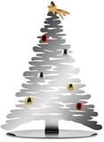 Alessi Weihnachtsfigur Weihnachtsbaum Stahl 30 cm silberfarben