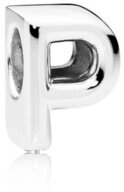 Pandora Bead 797470 Charm Buchstabe Letter P Silber
