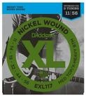 Daddario Saiten, E-Git. EXL117 11-56 D-Tuning Nickel Wound Saiten - E-Gitarrensaiten