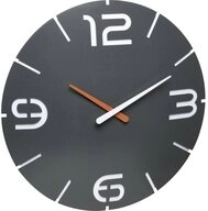 TFA Dostmann Wanduhr TFA Dostmann 60.3536.10 Funk Wanduhr 35 cm x 35 mm Anthrazit