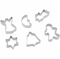 WESTMARK Ausstechform Set Weihnachten, 6-tlg, Edelstahl, (Set, 6-St)