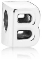 Pandora Bead 797456 Charm Buchstabe Letter B Silber
