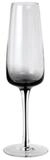 Broste Copenhagen Gl&auml;ser-Set Champagnerglas SMOKE klar/grau 0,2&nbsp;l 4er Set,