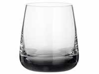 Broste Copenhagen Gläser-Set Trinkglas SMOKE klar/grau 0,35 l, Glas