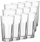 LEONARDO Longdrinkglas Rock Longdrinkgl&auml;ser 540 ml 12er Set, 12-tlg., Glas