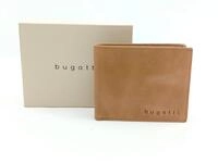 bugatti Geldb&ouml;rse Scheintasche Herren Leder braun &ndash; elegant