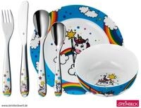WMF Kindergeschirr-Set Einhorn (6-tlg), 1 Personen, Cromargan&reg; Edelstahl Rostfrei