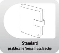 CHRONOPLAN Terminplaner Terminplaner Standard A5 Slim Einsteiger schwarz