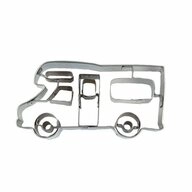 ST&Auml;DTER Ausstechform Wohnmobil, Edelstahl