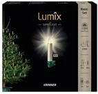 lumix LED-Christbaumkerzen LUMIX SuperLight Metallic Cashmere Mini Basis