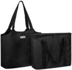 anndora Shopper 2 in 1 Doppeltasche Einkaufstasche mit K&uuml;hlfunktion, Isoliertasche