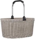 anndora Einkaufskorb Weidenkorb mit Alurahmen 22 L, 22 l