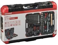 Gedore Bit- und Steckschl&uuml;sselset red Steckschl&uuml;ssel-Satz 1/4 + 1/2 100-teilig
