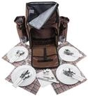 anndora Picknickrucksack Wanderrucksack Rucksack f&uuml;r 4 Personen, wasserfeste