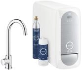 Grohe K&uuml;chenarmatur Blue Home Mono Starter Kit, bis 150&deg; schwenkbar, chrom
