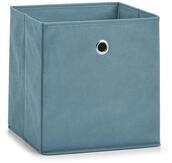 Zeller Present Aufbewahrungskorb Aufbewahrungsbox, Vlies, rauchblau, 28 x 28 x 28 cm