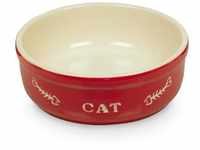 Nobby Katzen Keramikschale CAT rot beige