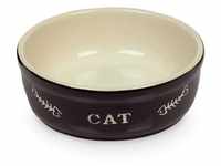 Nobby Katzen Keramikschale CAT schwarz beige