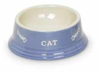 Nobby Katzen Keramiknapf CAT hellblau beige