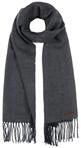 Barts Strickschal, (1-St), Herrenschal mit Fransen