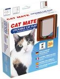 CAT MATE Katzenklappe Katzent&uuml;r mit Magnetverschluss 234 B braun