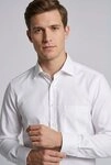 MARVELIS Langarmhemd modern fit, Businesshemd, b&uuml;gelfrei, New-Kentkragen