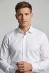MARVELIS Langarmhemd New York Kentkragen, Businesshemd, k&ouml;rpernah, extra langer Arm