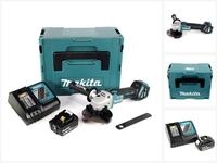 Makita Akku-Winkelschleifer DGA 513 RT1J Akku Winkelschleifer 18V 125mm...