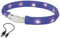 Nobby Hundehalsbandleuchte Nobby LED Leuchthalsband Visible breit blau f&uuml;r
