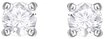 Swarovski Paar Ohrstecker Attract Round, mit Swarovski&reg; Kristall