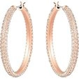 Swarovski Paar Creolen Swarovski Damen-Creolen Metall Swarovski-Kristall (Paar),