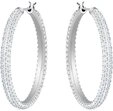 Swarovski Paar Creolen Dextera Round, mit Swarovski&reg; Kristall