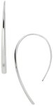 Fossil Paar Ohrhaken Schmuck Edelstahl Ohrringe Bevel Hoop Fashion
