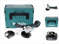 Makita Winkelschleifer DGA 517 T1J Akku Winkelschleifer 18 V 125 mm Brushless + 1x