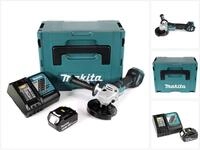 Makita Winkelschleifer DGA 517 RM1J Akku Winkelschleifer 18 V 125 mm Brushless + 1x