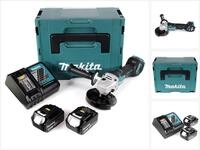 Makita Akku-Winkelschleifer DGA 517 RGJ Akku Winkelschleifer 18 V 125 mm...