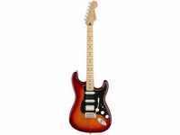 Fender E-Gitarre, Player Stratocaster HSS Plus Top MN Aged Cherry Burst -...