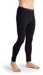 Icebreaker Leggings Unterw&auml;sche 260 Tech enganliegend (Merinowolle) - schwarz Herren