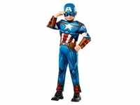 Rubie ́s Kostüm Avengers Assemble Captain America, Superheldenkostüm zur